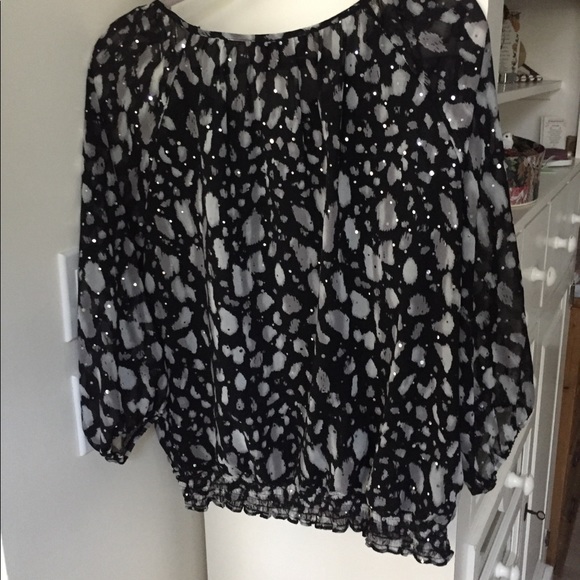 Gorgeous going out top, sparkly party blouse m/l - Picture 8 of 16